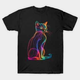 Neon Cat 09 T-Shirt